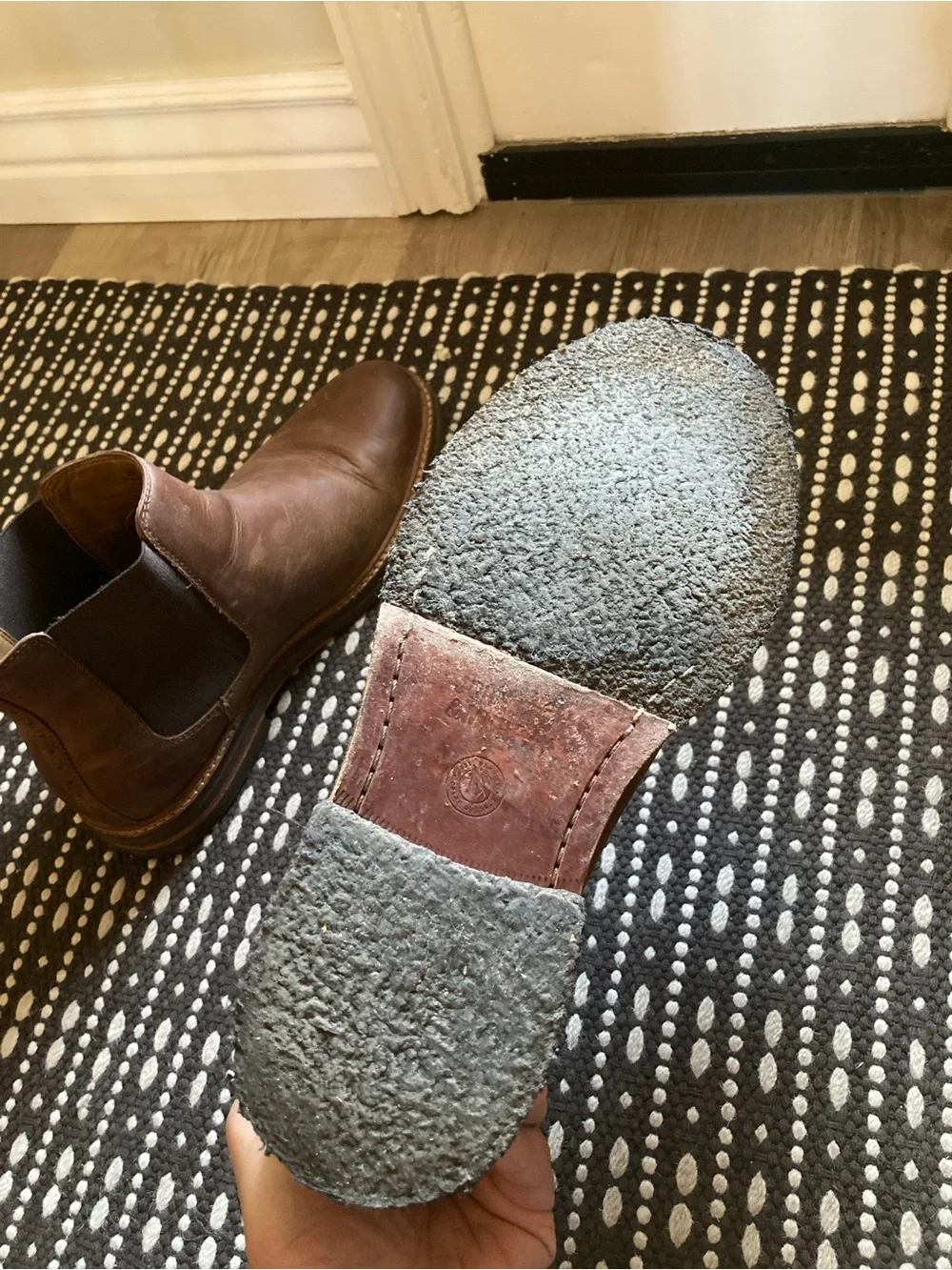 Johnston & Murphy Men's Brown Leather Chukka Boots